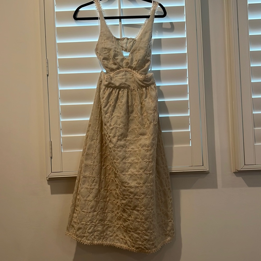 Lalibela Midi dress with cut outs